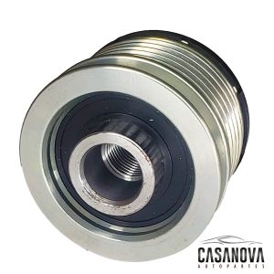 Polea Alternador Renault Logan y Sandero 1.4 y 1.6L marca POLPARTS OEM 6001547291 sistema eléctrico alternador v3