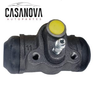 Cilindro de Freno de Rueda Posterior Chevrolet Vitara 5 puertas, Gran Vitara 1.6 y 2.0 marca METTELI – Italia de costado OEM 53401-65D00, 53402-65D00, 53401- 56B60, 53402-56B60