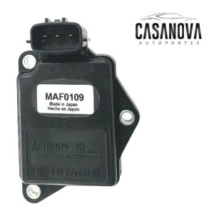 Sensor Maf para Nissan Sentra B13 1.6L GA16DE y Nissan D21 2.4L KA24DE marca Hitachi OEM AFH55M-10/AFH45M-46