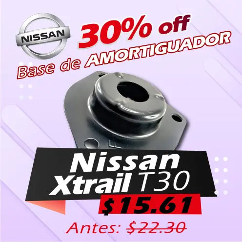 Casanovaautopartes: Base de Amortiguador Nissan Xtrail T30 con el 30% de descuento en Ecuador.