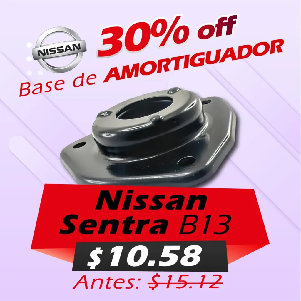 Casanovaautopartes: Base de Amortiguador Nissan Sentra B13 con 30% de descuento en Ecuador