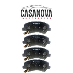 Galletas de freno delantera para Hyundai New Accent 1.4L, Hyundai Elantra, Kia Rio R 1.4L y Kia Cerato marca MANDO OEM 58101-1RA10/ SP-1399